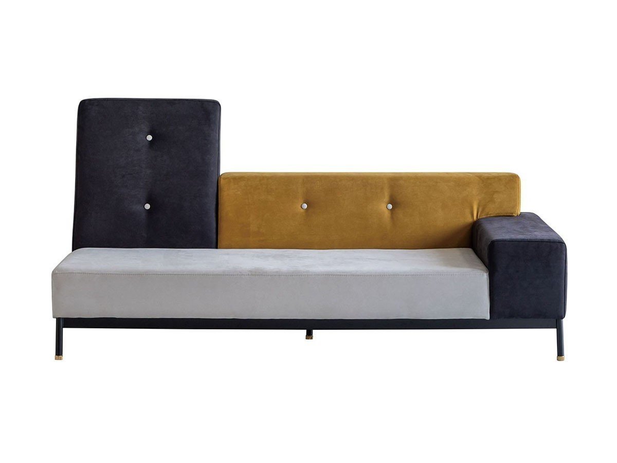 【クラッシュゲート/CRASH GATE / GOODS】のTET SOFA / テット ソファ(カラフル) インテリア・キッズ・メンズ・レディースファッション・服の通販 founy(ファニー) 　アシンメトリー　Asymmetrical Style　カラフル　Colorful Design　クッション　Cushion, Throw Pillow　フォルム　Silhouette, Form　モダン　Modern, Contemporary　エレガント 上品　Elegant　ホーム・キャンプ・アウトドア・お取り寄せ　Home Living / Home & Lifestyle / Camping Gear / Outdoor Camping　家具・インテリア　Home Furniture & Interior. Stylish & Functional Living Spaces　ソファー　Couches & Sofas　アーム位置:左アーム、サイズ:2.5人掛け|ID: prp329100004909238 ipo3291000000036774675