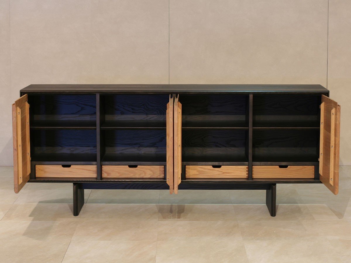 【フライミー ジャパン スタイル/FLYMEe Japan-Style / GOODS】のSIDE BOARD / サイドボード #117117 インテリア・キッズ・メンズ・レディースファッション・服の通販 founy(ファニー) 　なめらか　Smooth, Silky Texture　フォルム　Silhouette, Form　ホーム・キャンプ・アウトドア・お取り寄せ　Home Living / Home & Lifestyle / Camping Gear / Outdoor Camping　家具・インテリア　Home Furniture & Interior. Stylish & Functional Living Spaces　収納家具・キャビネット　Storage Furniture　サイドボード・リビング収納　Cabinet / Storage Cabinet　扉部ウッド:ホワイトオーク|ID: prp329100004909326 ipo3291000000036775510