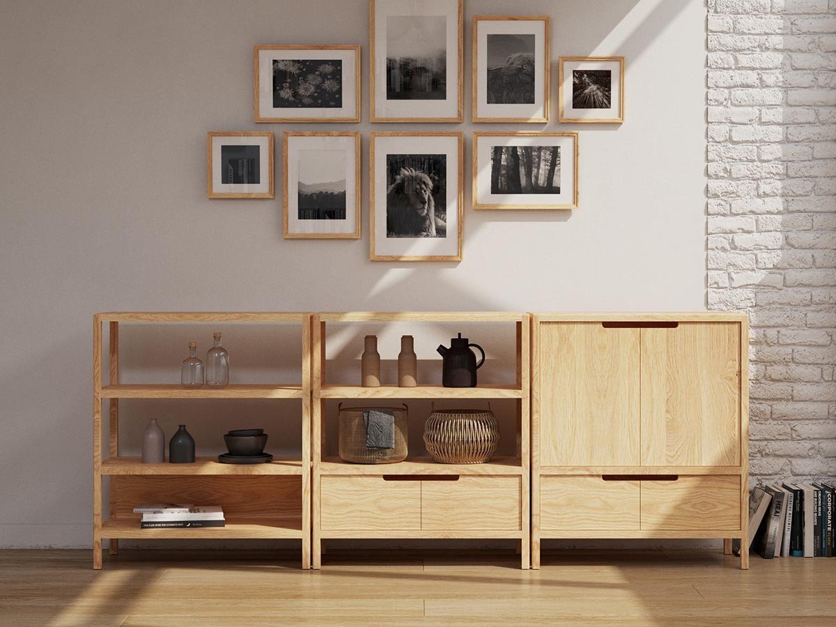 【インルーム/InRoom / GOODS】のPETE SHELF TYPE A / ピート シェルフ タイプA インテリア・キッズ・メンズ・レディースファッション・服の通販 founy(ファニー) 　送料無料　Free Shipping　シンプル　Simple, Minimal　バスケット　Basket, Basket Bag　ボックス　Boxy, Box Shape　ホーム・キャンプ・アウトドア・お取り寄せ　Home Living / Home & Lifestyle / Camping Gear / Outdoor Camping　家具・インテリア　Home Furniture & Interior. Stylish & Functional Living Spaces　収納家具・キャビネット　Storage Furniture　収納キャビネット・扉付き棚　Cabinet / Storage Cabinet　ホーム・キャンプ・アウトドア・お取り寄せ　Home Living / Home & Lifestyle / Camping Gear / Outdoor Camping　家具・インテリア　Home Furniture & Interior. Stylish & Functional Living Spaces　収納家具・キャビネット　Storage Furniture　シェルフ・オープンラック・収納棚　Open Shelf Rack　同シリーズに収納タイプ違いの展開があり、組み合わせることでより暮らしに合わせて便利にお使いいただけま|ID: prp329100004909393 ipo3291000000036776104