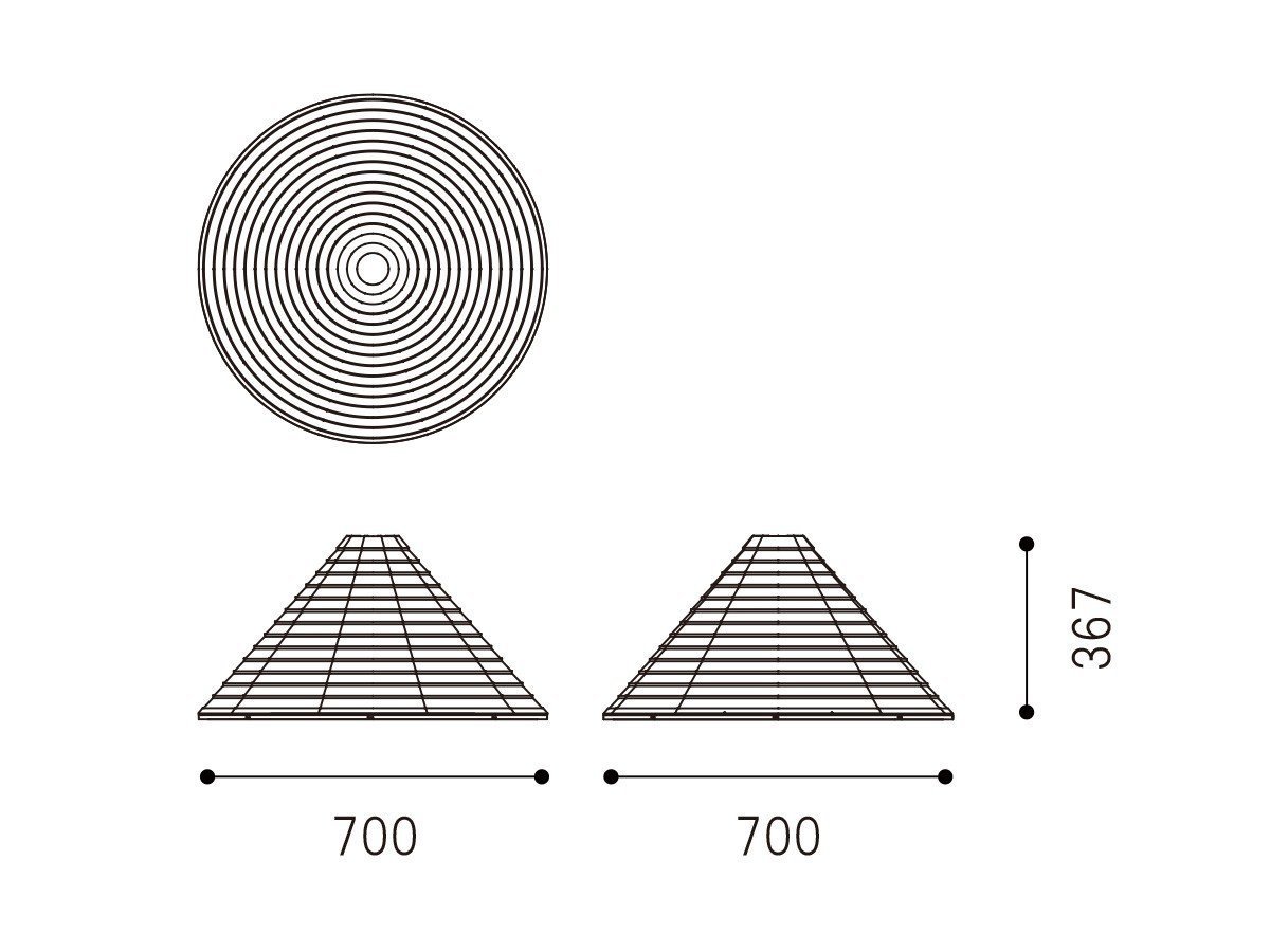 【カリモクケース/KARIMOKU CASE / GOODS】のN-PL01 / N-PL01 インテリア・キッズ・メンズ・レディースファッション・服の通販 founy(ファニー) 　サマー　Summer, Summer Style　ペーパー　Paper, Kraft Paper　ワイヤー　Wire, Wired Bra　送料無料　Free Shipping　ホーム・キャンプ・アウトドア・お取り寄せ　Home Living / Home & Lifestyle / Camping Gear / Outdoor Camping　家具・インテリア　Home Furniture & Interior. Stylish & Functional Living Spaces　ライト・照明　Lamps & Lighting Fixtures　ペンダントライト・吊り下げ照明　Pendant Light / Hanging Light Fixture　「直径70cm」寸法図|ID: prp329100004911077 ipo3291000000036800115