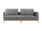 【フランネルソファ/FLANNEL SOFA / GOODS】のVESEL SOFA / べセル 3人掛けソファ 張地:HU ダークグレー(グループ4)、脚部:オーク、タイプ:座って左アーム、サイドクッションの有無|ID: prp329100004912215 ipo3291000000036811074