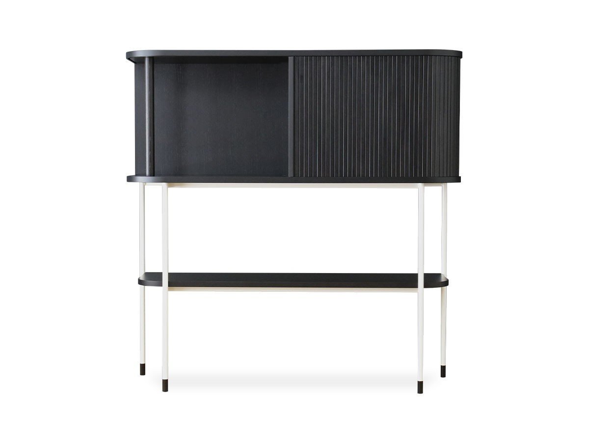 【アキ プラス/AKI+ / GOODS】のJYABARA Open-chest / ジャバラ オープンチェスト 高さ120cm インテリア・キッズ・メンズ・レディースファッション・服の通販 founy(ファニー) 　スリム　Slim, Slim Fit　ハーフ　Half, Half-Length　モダン　Modern, Contemporary　雑誌　Magazine, Fashion Magazine　ホーム・キャンプ・アウトドア・お取り寄せ　Home Living / Home & Lifestyle / Camping Gear / Outdoor Camping　家具・インテリア　Home Furniture & Interior. Stylish & Functional Living Spaces　収納家具・キャビネット　Storage Furniture　チェスト・収納引き出し　Drawers / Storage Chest　ホーム・キャンプ・アウトドア・お取り寄せ　Home Living / Home & Lifestyle / Camping Gear / Outdoor Camping　家具・インテリア　Home Furniture & Interior. Stylish & Functional Living Spaces　収納家具・キャビネット　Storage Furniture　サイドボード・リビング収納　Cabinet / Storage Cabinet　本体ブラック、脚部スノーホワイト|ID: prp329100004912648 ipo3291000000036815889