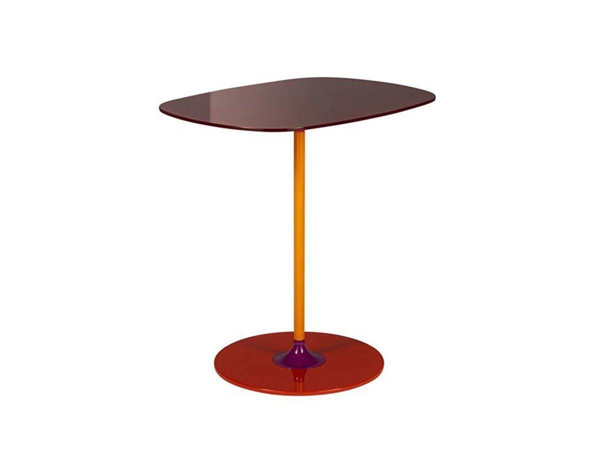 【カルテル/Kartell / GOODS】のTHIERRY / ティエリー インテリア・キッズ・メンズ・レディースファッション・服の通販 founy(ファニー) 　送料無料　Free Shipping　ガラス　Glass, Glassware　テーブル　Table, Dining Table　フレーム　Frame, Outline　ホーム・キャンプ・アウトドア・お取り寄せ　Home Living / Home & Lifestyle / Camping Gear / Outdoor Camping　家具・インテリア　Home Furniture & Interior. Stylish & Functional Living Spaces　テーブル　Dining, Coffee & Side Tables　サイドテーブル・ナイトテーブル　Side & End Tables　バーガンディ、サイズ:幅33 × 奥行50 × 高さ50cm|ID: prp329100004913154 ipo3291000000036820191