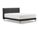 【フランスベッド/FRANCE BED / GOODS】のFiaba Bed Frame / フィアバ ベッドフレームスリットあり FA-01(本革 / PVC) 張地:ブラック、脚部:スチールレッグ、サイズ:ダブル|ID: prp329100004914772 ipo3291000000036835251