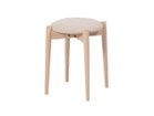 【秋田木工/Akimoku / GOODS】のLYKKE STOOL / リュッケ スツール 張地:7341(デクレア2)、フレーム白木塗装|ID: prp329100004915000 ipo3291000000036838289