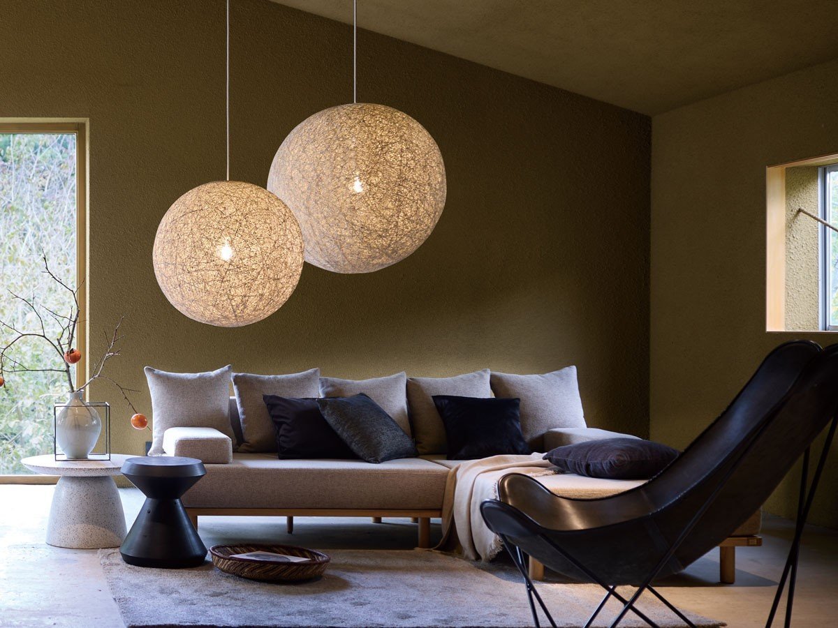 【アートワークスタジオ/ART WORK STUDIO / GOODS】のMallee-pendant LL / マリーペンダント LLサイズ インテリア・キッズ・メンズ・レディースファッション・服の通販 founy(ファニー) 　送料無料　Free Shipping　コーティング　Coating, Coated Finish　フォルム　Silhouette, Form　モダン　Modern, Contemporary　ホーム・キャンプ・アウトドア・お取り寄せ　Home Living / Home & Lifestyle / Camping Gear / Outdoor Camping　家具・インテリア　Home Furniture & Interior. Stylish & Functional Living Spaces　ライト・照明　Lamps & Lighting Fixtures　ペンダントライト・吊り下げ照明　Pendant Light / Hanging Light Fixture　左:サイズ違いの「Lサイズ」、右:本商品|ID: prp329100004916075 ipo3291000000036851007