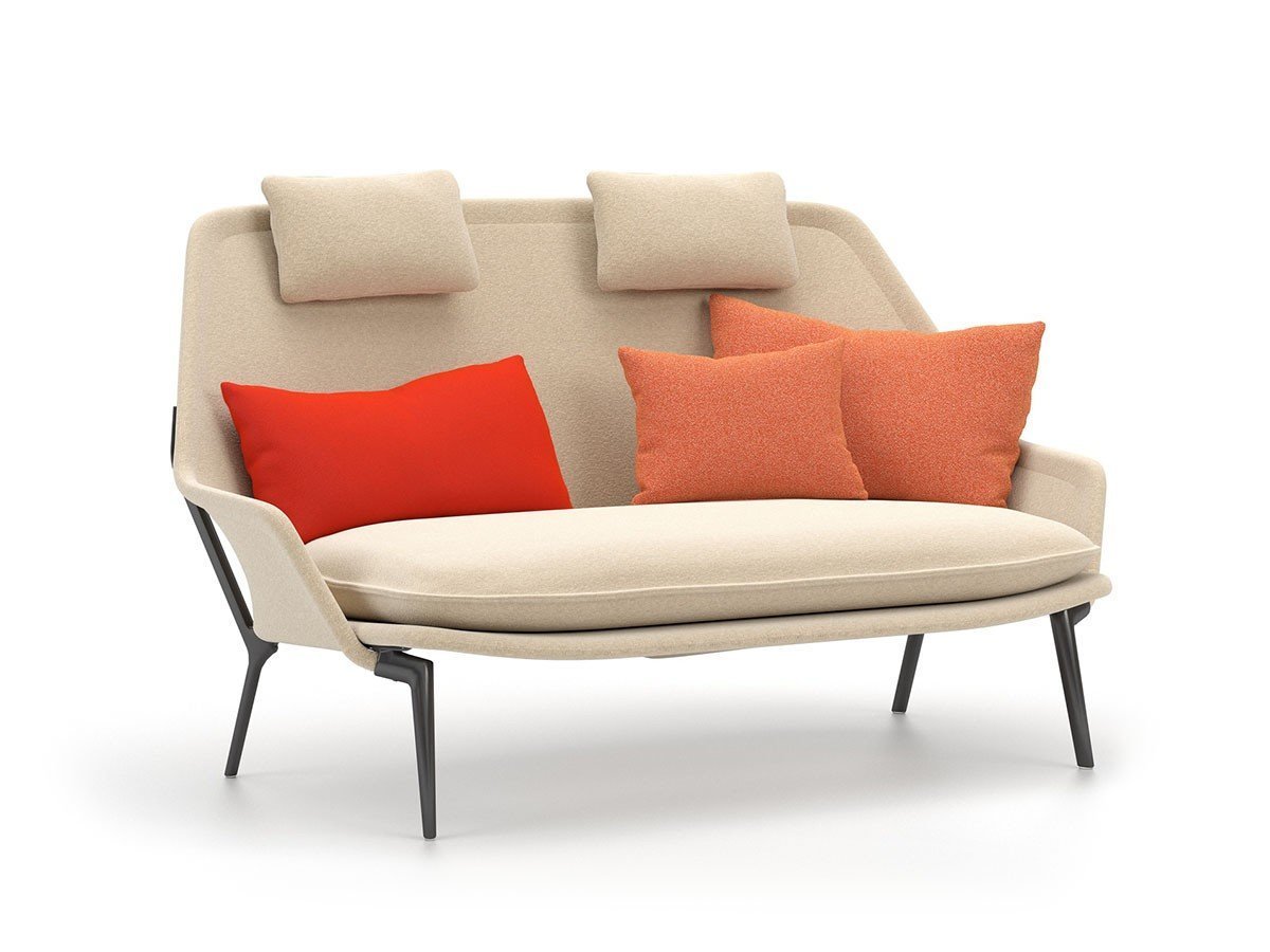 【ヴィトラ/Vitra / GOODS】のSlow Sofa / スローソファ(ファブリック) インテリア・キッズ・メンズ・レディースファッション・服の通販 founy(ファニー) クッション Cushion, Throw Pillow クラシック Classic, Timeless Style ファブリック Fabric, Textile フレーム Frame, Outline モダン Modern, Contemporary ホーム・キャンプ・アウトドア・お取り寄せ Home Living / Home & Lifestyle / Camping Gear / Outdoor Camping 家具・インテリア Home Furniture & Interior. Stylish & Functional Living Spaces ソファー Couches & Sofas 本体張地:フロッカ 02 ベージュ(ファブリック F80)、脚部:ディープブラックク|ID: prp329100004916263 ipo3291000000036853997