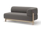 【カリモクニュースタンダード/KARIMOKU NEW STANDARD / GOODS】のELEPHANT SOFA 2-SEATER CORNER / エレファントソファー 2人掛 コーナー 張地:B973 ウォームグレー(クヴァドラ・コーダ 2)、肘位置:左肘、フレームペールナチュラル|ID:prp329100004916340