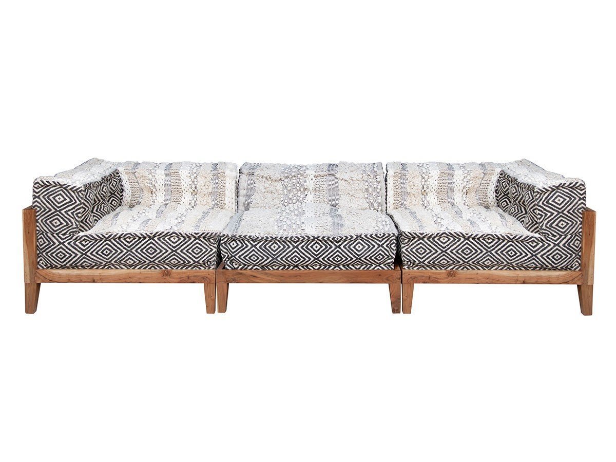 【アデペシュ/a.depeche / GOODS】のblock multi sofa corner / ブロックマルチソファ コーナー(マックホワイト) インテリア・キッズ・メンズ・レディースファッション・服の通販 founy(ファニー) 　インド　Indian Textile　ウッド　Wooden Design　クッション　Cushion, Throw Pillow　シンプル　Simple, Minimal　ブロック　Block, Solid Block Pattern　ホーム・キャンプ・アウトドア・お取り寄せ　Home Living / Home & Lifestyle / Camping Gear / Outdoor Camping　家具・インテリア　Home Furniture & Interior. Stylish & Functional Living Spaces　ソファー　Couches & Sofas　別売りの「ウッドベース」を組み合わせると、座面高約40cmのソファとしてお使いになれます。|ID: prp329100004916358 ipo3291000000036855636