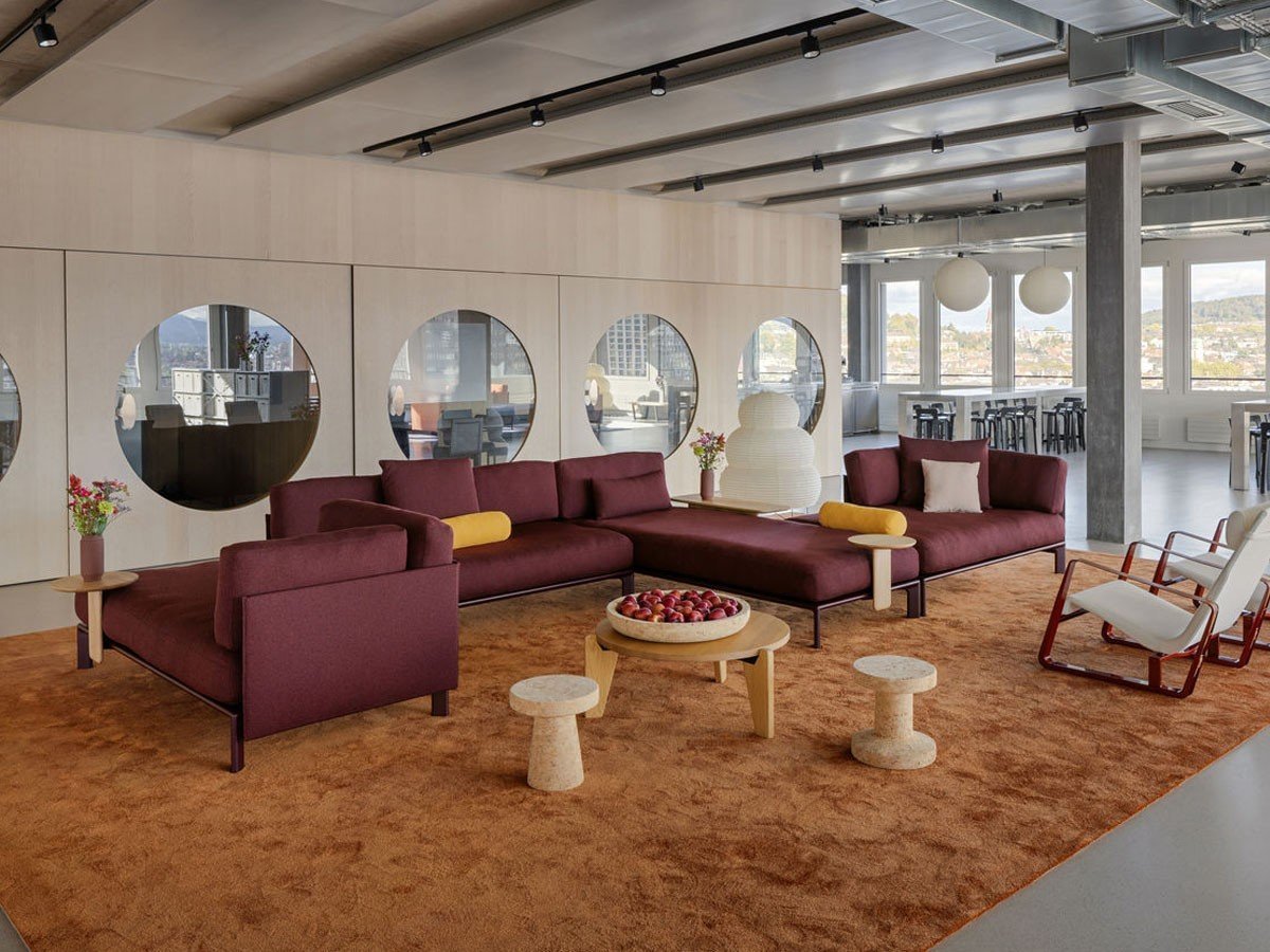 【ヴィトラ/Vitra / GOODS】のAnagram Sofa / アナグラム ソファ インテリア・キッズ・メンズ・レディースファッション・服の通販 founy(ファニー) テーブル Table, Dining Table ホーム・キャンプ・アウトドア・お取り寄せ Home Living / Home & Lifestyle / Camping Gear / Outdoor Camping 家具・インテリア Home Furniture & Interior. Stylish & Functional Living Spaces ソファー Couches & Sofas 張地:チェント 12 ダークレッドメランジュ(ファブリック F120)、ベース60 ダークボルドー|ID: prp329100004916397 ipo3291000000036856578