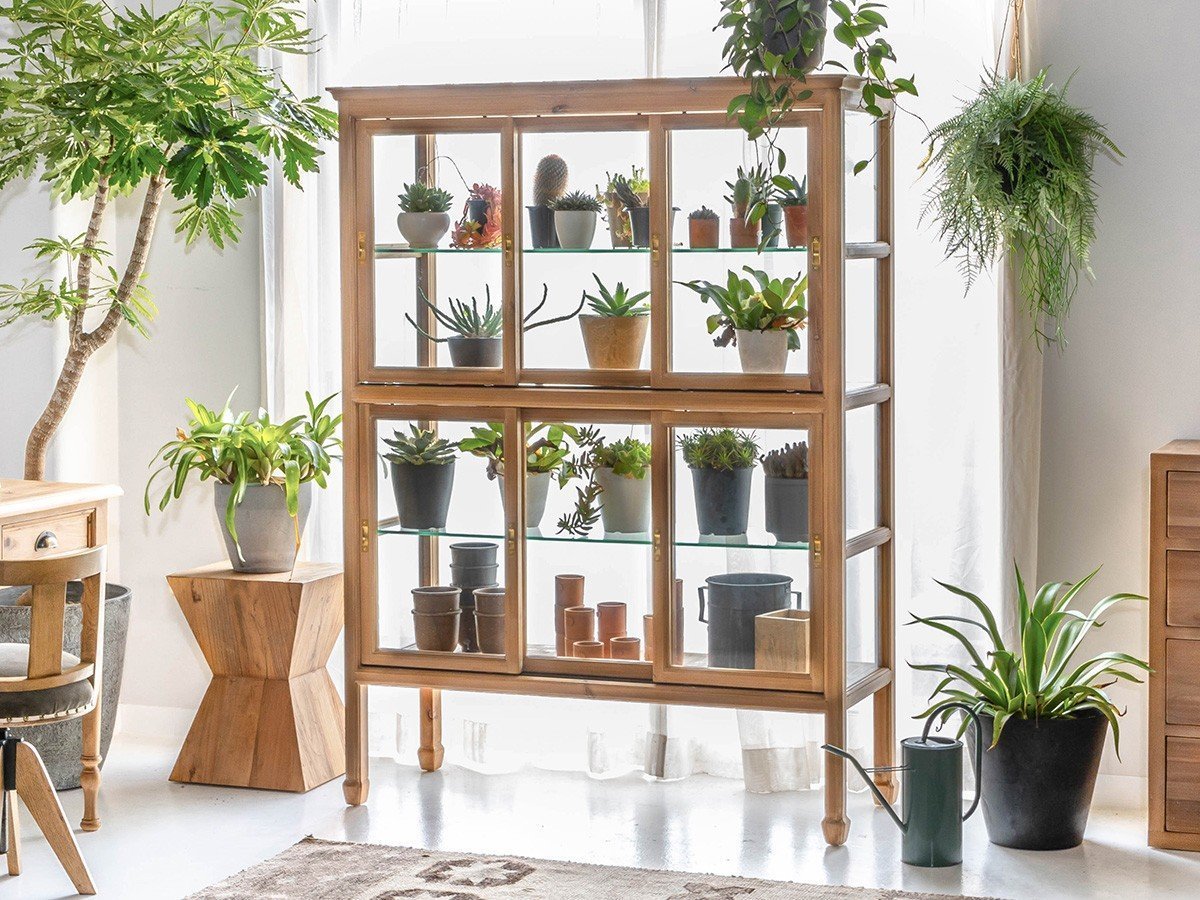 【ノットアンティークス/knot antiques / CRASH GATE / GOODS】のSURIKA GLASS CABINET / スリカ ガラス キャビネット 幅120cm 人気、トレンドファッション・服の通販 founy(ファニー) 　おすすめ　Recommended / Our Picks　アンティーク　Antique-Inspired　ガラス　Glass, Glassware　コレクション　Collection, Seasonal Line　フレーム　Frame, Outline　ホーム・キャンプ・アウトドア・お取り寄せ　Home Living / Home & Lifestyle / Camping Gear / Outdoor Camping　家具・インテリア　Home Furniture & Interior. Stylish & Functional Living Spaces　収納家具・キャビネット　Storage Furniture　収納キャビネット・扉付き棚　Cabinet / Storage Cabinet　 other-1|ID: prp329100004916413 ipo3291000000036856983