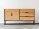 【松井木工/MATSUI MOKKO / GOODS】のLAF Cabinet 2doors + 3drawers / ラフ リビングキャビネット 2ドア + 3ドロワー 幅160cm(木面 / 鉄脚) 人気、トレンドファッション・服の通販 founy(ファニー) ヴィンテージ Vintage Style スリム Slim, Slim Fit チェリー Cherry, Cherry Pattern フレーム Frame, Outline モダン Modern, Contemporary ホーム・キャンプ・アウトドア・お取り寄せ Home Living / Home & Lifestyle / Camping Gear / Outdoor Camping 家具・インテリア Home Furniture & Interior. Stylish & Functional Living Spaces 収納家具・キャビネット Storage Furniture 収納キャビネット・扉付き棚 Cabinet / Storage Cabinet ホーム・キャンプ・アウトドア・お取り寄せ Home Living / Home & Lifestyle / Camping Gear / Outdoor Camping 家具・インテリア Home Furniture & Interior. Stylish & Functional Living Spaces 収納家具・キャビネット Storage Furniture サイドボード・リビング収納 Cabinet / Storage Cabinet thumbnail ウッド:ホワイトオーク|ID: prp329100004916468 ipo3291000000036857731