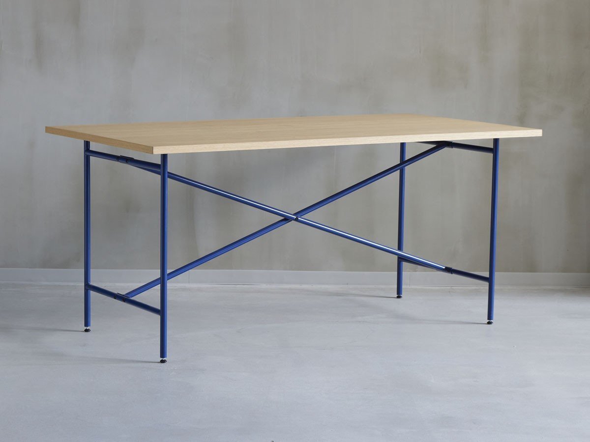 【ボンド/bond / GOODS】のMONO Dining Table / モノ ダイニングテーブル インテリア・キッズ・メンズ・レディースファッション・服の通販 founy(ファニー) シンプル Simple, Minimal テーブル Table, Dining Table フレーム Frame, Outline ランダム Random, Irregular ホーム・キャンプ・アウトドア・お取り寄せ Home Living / Home & Lifestyle / Camping Gear / Outdoor Camping 家具・インテリア Home Furniture & Interior. Stylish & Functional Living Spaces テーブル Dining, Coffee & Side Tables ダイニングテーブル・食卓テーブル Dining Tables 天板:ホワイトオーク突板、脚部ネイビー、サイズ:幅150cm|ID: prp329100004916623 ipo3291000000036859616