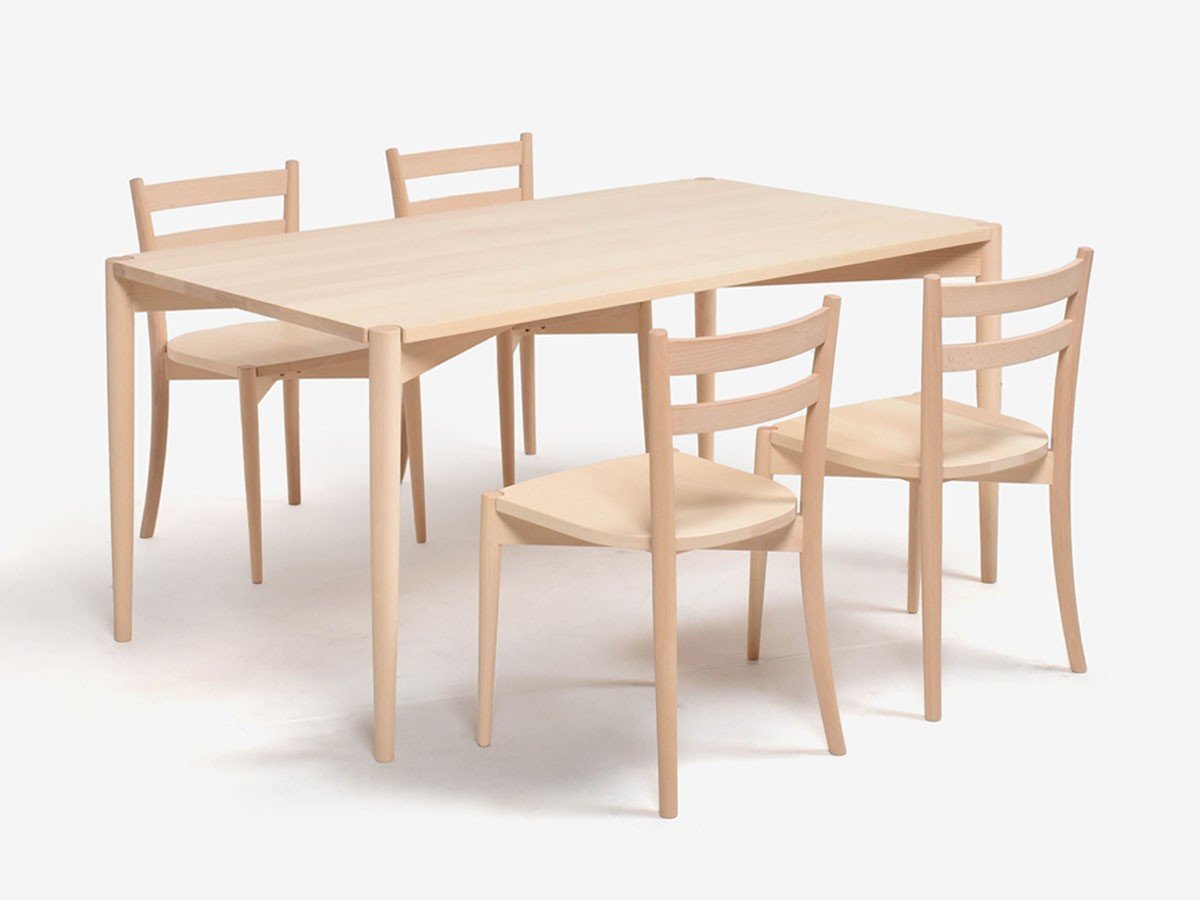 【秋田木工/Akimoku / GOODS】のLYKKE Dining Table / リュッケ ダイニングテーブル 幅150cm インテリア・キッズ・メンズ・レディースファッション・服の通販 founy(ファニー) テーブル Table, Dining Table ホーム・キャンプ・アウトドア・お取り寄せ Home Living / Home & Lifestyle / Camping Gear / Outdoor Camping 家具・インテリア Home Furniture & Interior. Stylish & Functional Living Spaces テーブル Dining, Coffee & Side Tables ダイニングテーブル・食卓テーブル Dining Tables 白木塗装|ID: prp329100004916656 ipo3291000000036860020