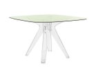 【カルテル/Kartell / GOODS】のSIR GIO SQUARE / サージオ スクエア 人気、トレンドファッション・服の通販 founy(ファニー) エレガント 上品 Elegant ガラス Glass, Glassware スクエア Square, Square Shape テーブル Table, Dining Table ホーム・キャンプ・アウトドア・お取り寄せ Home Living / Home & Lifestyle / Camping Gear / Outdoor Camping 家具・インテリア Home Furniture & Interior. Stylish & Functional Living Spaces テーブル Dining, Coffee & Side Tables ダイニングテーブル・食卓テーブル Dining Tables thumbnail 天板グリーン、脚部トランスペアレント|ID: prp329100004916700 ipo3291000000036860544