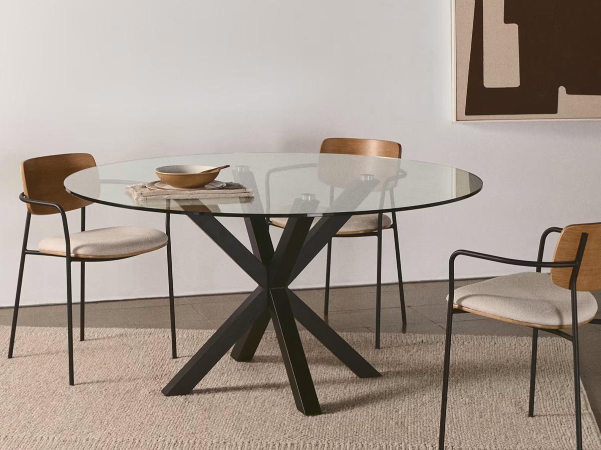 【ラフォーマ/LaForma / GOODS】のARGO / アルゴ ラウンドテーブル ガラス天板 インテリア・キッズ・メンズ・レディースファッション・服の通販 founy(ファニー) ガラス Glass, Glassware テーブル Table, Dining Table モダン Modern, Contemporary ラウンド Round, Round Neck ホーム・キャンプ・アウトドア・お取り寄せ Home Living / Home & Lifestyle / Camping Gear / Outdoor Camping 家具・インテリア Home Furniture & Interior. Stylish & Functional Living Spaces テーブル Dining, Coffee & Side Tables ダイニングテーブル・食卓テーブル Dining Tables 参考イメージ|ID: prp329100004916764 ipo3291000000036861156