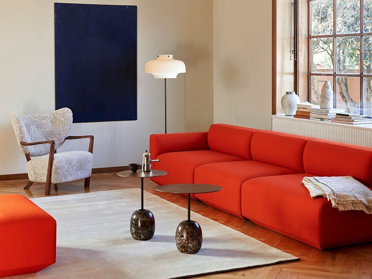 【アンドトラディション/&Tradition / GOODS】のLato Table Round LN8 / ラト ラウンドテーブル LN8 インテリア・キッズ・メンズ・レディースファッション・服の通販 founy(ファニー) 　送料無料　Free Shipping　ウッド　Wooden Design　グラフィック　Graphic, Graphic Design　シンプル　Simple, Minimal　スリム　Slim, Slim Fit　テーブル　Table, Dining Table　バランス　Balance, Style Balance　フォルム　Silhouette, Form　ラウンド　Round, Round Neck　ホーム・キャンプ・アウトドア・お取り寄せ　Home Living / Home & Lifestyle / Camping Gear / Outdoor Camping　家具・インテリア　Home Furniture & Interior. Stylish & Functional Living Spaces　テーブル　Dining, Coffee & Side Tables　サイドテーブル・ナイトテーブル　Side & End Tables　ウォールナット / エンペラドールマーブル|ID: prp329100004916802 ipo3291000000036861451