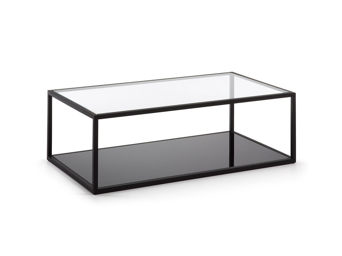 【ラフォーマ/LaForma / GOODS】のBLACKHILL / ブラックヒル コーヒーテーブル 110 × 60cm インテリア・キッズ・メンズ・レディースファッション・服の通販 founy(ファニー) 　送料無料　Free Shipping　ガラス　Glass, Glassware　シンプル　Simple, Minimal　テーブル　Table, Dining Table　フレーム　Frame, Outline　モダン　Modern, Contemporary　雑誌　Magazine, Fashion Magazine　ホーム・キャンプ・アウトドア・お取り寄せ　Home Living / Home & Lifestyle / Camping Gear / Outdoor Camping　家具・インテリア　Home Furniture & Interior. Stylish & Functional Living Spaces　テーブル　Dining, Coffee & Side Tables　ローテーブル・センターテーブル　Coffee & Center Tables　-|ID: prp329100004916847 ipo3291000000036862113