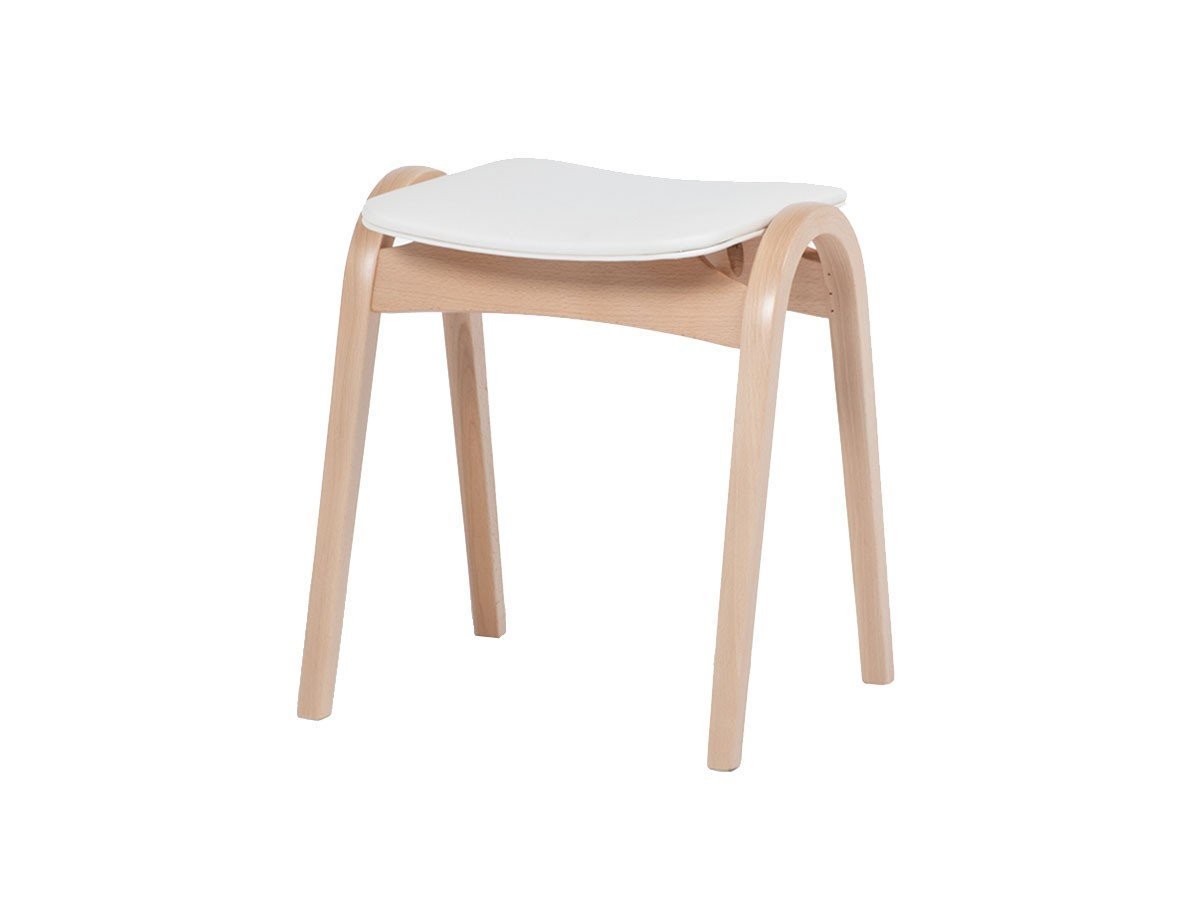 【秋田木工/Akimoku / GOODS】のStool No.202 / スツール No.202 ブナ材 インテリア・キッズ・メンズ・レディースファッション・服の通販 founy(ファニー) 　軽量　Lightweight, Ultra Light　シンプル　Simple, Minimal　テーブル　Table, Dining Table　送料無料　Free Shipping　ホーム・キャンプ・アウトドア・お取り寄せ　Home Living / Home & Lifestyle / Camping Gear / Outdoor Camping　家具・インテリア　Home Furniture & Interior. Stylish & Functional Living Spaces　チェア・椅子　Seating & Chairs　スツール・バースツール　Stools & Bar Stools　張地:IV2(PVC)、フレームナチュラル NA|ID: prp329100004917167 ipo3291000000036869515