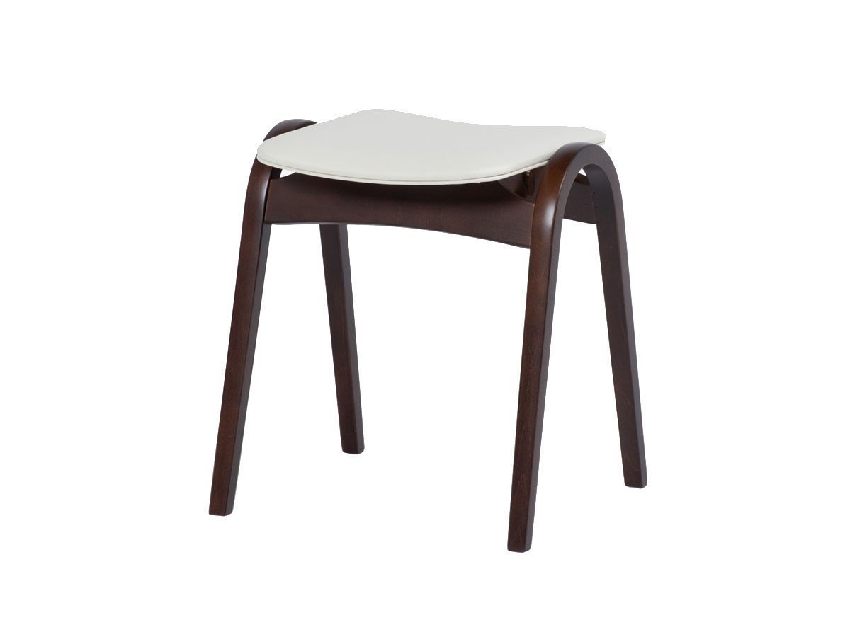 【秋田木工/Akimoku / GOODS】のStool No.202 / スツール No.202 ブナ材 インテリア・キッズ・メンズ・レディースファッション・服の通販 founy(ファニー) 　軽量　Lightweight, Ultra Light　シンプル　Simple, Minimal　テーブル　Table, Dining Table　送料無料　Free Shipping　ホーム・キャンプ・アウトドア・お取り寄せ　Home Living / Home & Lifestyle / Camping Gear / Outdoor Camping　家具・インテリア　Home Furniture & Interior. Stylish & Functional Living Spaces　チェア・椅子　Seating & Chairs　スツール・バースツール　Stools & Bar Stools　張地:BE(PVC)、フレームウォールナット WN|ID: prp329100004917167 ipo3291000000036869537