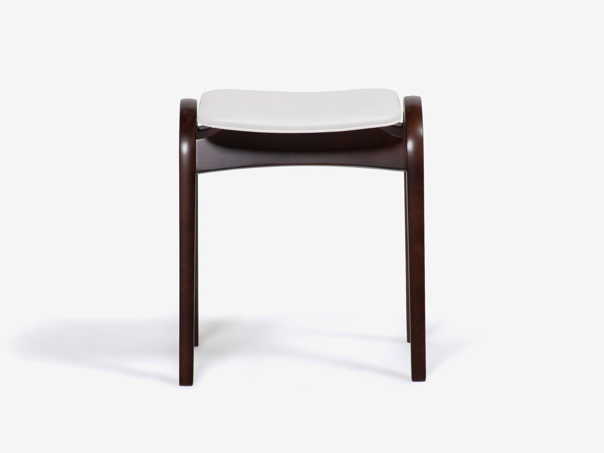 【秋田木工/Akimoku / GOODS】のStool No.202 / スツール No.202 ブナ材 インテリア・キッズ・メンズ・レディースファッション・服の通販 founy(ファニー) 　軽量　Lightweight, Ultra Light　シンプル　Simple, Minimal　テーブル　Table, Dining Table　送料無料　Free Shipping　ホーム・キャンプ・アウトドア・お取り寄せ　Home Living / Home & Lifestyle / Camping Gear / Outdoor Camping　家具・インテリア　Home Furniture & Interior. Stylish & Functional Living Spaces　チェア・椅子　Seating & Chairs　スツール・バースツール　Stools & Bar Stools　張地:PVCアイボリー、フレーム:ウォールナット WN|ID: prp329100004917167 ipo3291000000036869578