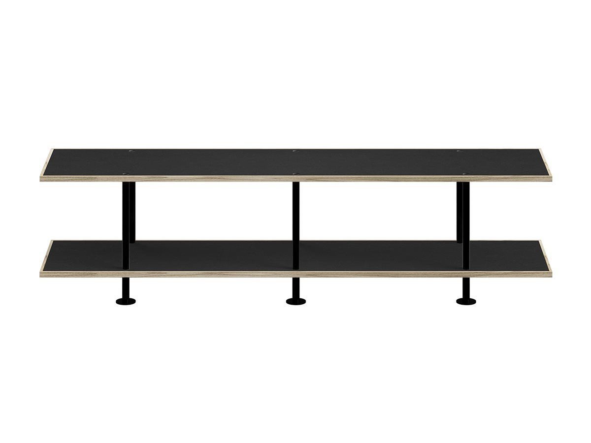 【キット/KIT / GOODS】のShelf / シェルフ SLF-03 2段 インテリア・キッズ・メンズ・レディースファッション・服の通販 founy(ファニー) 　シンプル　Simple, Minimal　フレーム　Frame, Outline　モダン　Modern, Contemporary　送料無料　Free Shipping　ホーム・キャンプ・アウトドア・お取り寄せ　Home Living / Home & Lifestyle / Camping Gear / Outdoor Camping　家具・インテリア　Home Furniture & Interior. Stylish & Functional Living Spaces　収納家具・キャビネット　Storage Furniture　シェルフ・オープンラック・収納棚　Open Shelf Rack　ホーム・キャンプ・アウトドア・お取り寄せ　Home Living / Home & Lifestyle / Camping Gear / Outdoor Camping　家具・インテリア　Home Furniture & Interior. Stylish & Functional Living Spaces　テレビボード・テレビ台　TV Cabinets & Consoles　テレビ台・TVボード　Tv Board　天板ブラック、フレームブラック|ID: prp329100004917178 ipo3291000000036869903