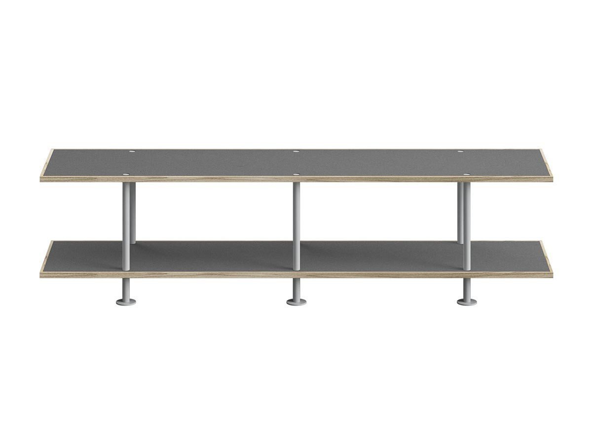 【キット/KIT / GOODS】のShelf / シェルフ SLF-03 2段 インテリア・キッズ・メンズ・レディースファッション・服の通販 founy(ファニー) 　シンプル　Simple, Minimal　フレーム　Frame, Outline　モダン　Modern, Contemporary　送料無料　Free Shipping　ホーム・キャンプ・アウトドア・お取り寄せ　Home Living / Home & Lifestyle / Camping Gear / Outdoor Camping　家具・インテリア　Home Furniture & Interior. Stylish & Functional Living Spaces　収納家具・キャビネット　Storage Furniture　シェルフ・オープンラック・収納棚　Open Shelf Rack　ホーム・キャンプ・アウトドア・お取り寄せ　Home Living / Home & Lifestyle / Camping Gear / Outdoor Camping　家具・インテリア　Home Furniture & Interior. Stylish & Functional Living Spaces　テレビボード・テレビ台　TV Cabinets & Consoles　テレビ台・TVボード　Tv Board　天板グレー、フレームライトグレー|ID: prp329100004917178 ipo3291000000036869911