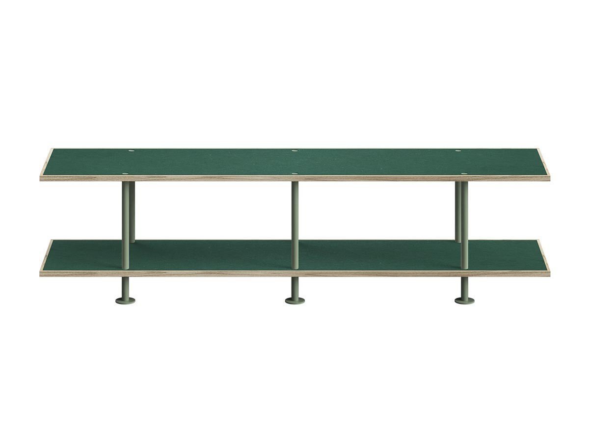 【キット/KIT / GOODS】のShelf / シェルフ SLF-03 2段 インテリア・キッズ・メンズ・レディースファッション・服の通販 founy(ファニー) 　シンプル　Simple, Minimal　フレーム　Frame, Outline　モダン　Modern, Contemporary　送料無料　Free Shipping　ホーム・キャンプ・アウトドア・お取り寄せ　Home Living / Home & Lifestyle / Camping Gear / Outdoor Camping　家具・インテリア　Home Furniture & Interior. Stylish & Functional Living Spaces　収納家具・キャビネット　Storage Furniture　シェルフ・オープンラック・収納棚　Open Shelf Rack　ホーム・キャンプ・アウトドア・お取り寄せ　Home Living / Home & Lifestyle / Camping Gear / Outdoor Camping　家具・インテリア　Home Furniture & Interior. Stylish & Functional Living Spaces　テレビボード・テレビ台　TV Cabinets & Consoles　テレビ台・TVボード　Tv Board　天板グリーン、フレームインダストリアルグリーン|ID: prp329100004917178 ipo3291000000036869924