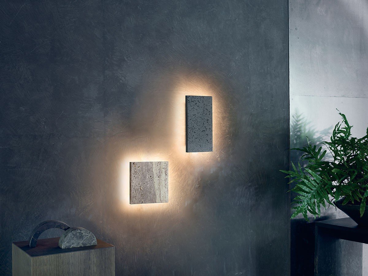 【フライミー ノワール/FLYMEe Noir / GOODS】のLED Wall Light / LED ウォールライト #122658 インテリア・キッズ・メンズ・レディースファッション・服の通販 founy(ファニー) 　送料無料　Free Shipping　フォルム　Silhouette, Form　エレガント 上品　Elegant　ホーム・キャンプ・アウトドア・お取り寄せ　Home Living / Home & Lifestyle / Camping Gear / Outdoor Camping　家具・インテリア　Home Furniture & Interior. Stylish & Functional Living Spaces　ライト・照明　Lamps & Lighting Fixtures　左:同シリーズの「LED ウォールライト #122657(幅21 × 高さ21cm)」、右:本商品|ID: prp329100004917404 ipo3291000000036873717