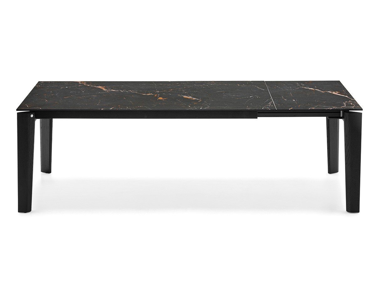 【カリガリス/Calligaris / GOODS】のDOGMA / ドグマ CS/4149-R 160 インテリア・キッズ・メンズ・レディースファッション・服の通販 founy(ファニー) 　エレガント 上品　Elegant　シンプル　Simple, Minimal　テーブル　Table, Dining Table　フォルム　Silhouette, Form　マーブル　Marble, Marble Pattern　ホーム・キャンプ・アウトドア・お取り寄せ　Home Living / Home & Lifestyle / Camping Gear / Outdoor Camping　家具・インテリア　Home Furniture & Interior. Stylish & Functional Living Spaces　テーブル　Dining, Coffee & Side Tables　ダイニングテーブル・食卓テーブル　Dining Tables　天板は幅160 / 220cmの2段階に伸長可能です。|ID: prp329100004917435 ipo3291000000036874073