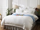 【ホテルライクインテリア/HOTEL LIKE INTERIOR / GOODS】の400TC Botanical Jacquard / 400TC ボタニカルジャガード 掛け布団カバー ホワイト|ID: prp329100004920375 ipo3291000000036914063