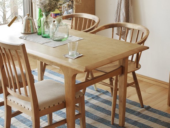 【ノラ/nora / GOODS】のROMERIA DINING CHAIR / ロメリア ダイニングチェア(ナチュラル) インテリア・キッズ・メンズ・レディースファッション・服の通販 founy(ファニー) 　送料無料　Free Shipping　オイル　Body Oil　テーブル　Table, Dining Table　ホーム・キャンプ・アウトドア・お取り寄せ　Home Living / Home & Lifestyle / Camping Gear / Outdoor Camping　家具・インテリア　Home Furniture & Interior. Stylish & Functional Living Spaces　チェア・椅子　Seating & Chairs　ダイニングチェア・木製チェア　Dining Chairs　肘をテーブル下に収納できます。|ID: prp329100004920663 ipo3291000000036915773