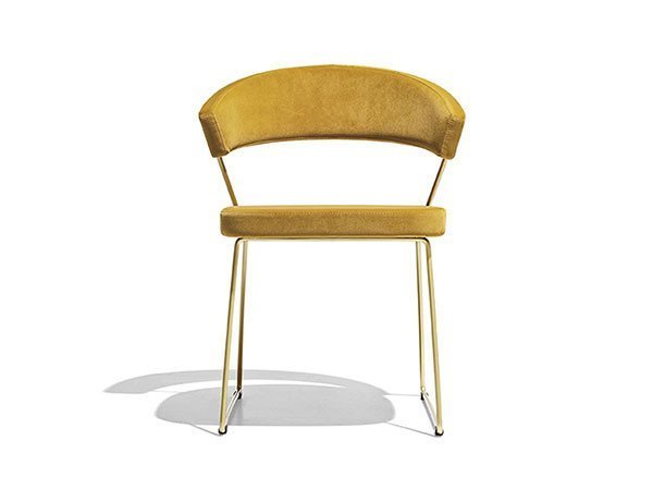 【コヌビア/connubia / GOODS】のNEW YORK / ニューヨーク ファブリック ペインテッドブラス脚 CB/1022 P33L インテリア・キッズ・メンズ・レディースファッション・服の通販 founy(ファニー) 　送料無料　Free Shipping　おすすめ　Recommended / Our Picks　アクセサリー　Fashion Accessories　シンプル　Simple, Minimal　ニューヨーク　New York, NYC Style　ファブリック　Fabric, Textile　フレーム　Frame, Outline　ホーム・キャンプ・アウトドア・お取り寄せ　Home Living / Home & Lifestyle / Camping Gear / Outdoor Camping　家具・インテリア　Home Furniture & Interior. Stylish & Functional Living Spaces　チェア・椅子　Seating & Chairs　ダイニングチェア・木製チェア　Dining Chairs　シートSLL レモンイエロー|ID: prp329100004920818 ipo3291000000036916690