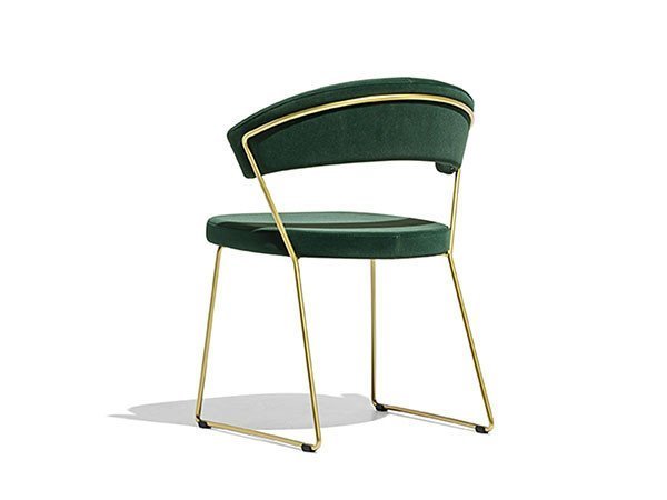 【コヌビア/connubia / GOODS】のNEW YORK / ニューヨーク ファブリック ペインテッドブラス脚 CB/1022 P33L インテリア・キッズ・メンズ・レディースファッション・服の通販 founy(ファニー) 　送料無料　Free Shipping　おすすめ　Recommended / Our Picks　アクセサリー　Fashion Accessories　シンプル　Simple, Minimal　ニューヨーク　New York, NYC Style　ファブリック　Fabric, Textile　フレーム　Frame, Outline　ホーム・キャンプ・アウトドア・お取り寄せ　Home Living / Home & Lifestyle / Camping Gear / Outdoor Camping　家具・インテリア　Home Furniture & Interior. Stylish & Functional Living Spaces　チェア・椅子　Seating & Chairs　ダイニングチェア・木製チェア　Dining Chairs　シートSLP フォレストグリーン|ID: prp329100004920818 ipo3291000000036916691