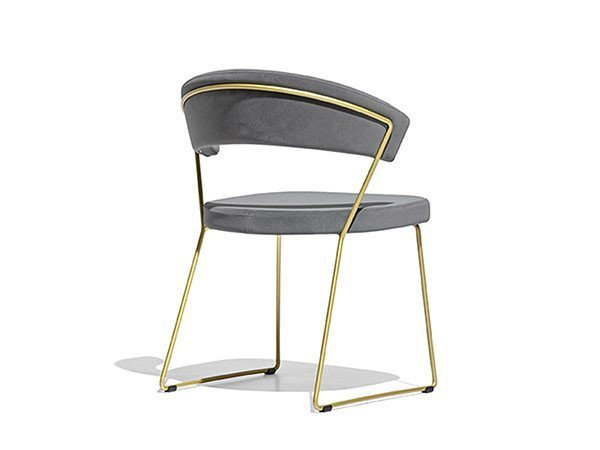 【コヌビア/connubia / GOODS】のNEW YORK / ニューヨーク ファブリック ペインテッドブラス脚 CB/1022 P33L インテリア・キッズ・メンズ・レディースファッション・服の通販 founy(ファニー) 　送料無料　Free Shipping　おすすめ　Recommended / Our Picks　アクセサリー　Fashion Accessories　シンプル　Simple, Minimal　ニューヨーク　New York, NYC Style　ファブリック　Fabric, Textile　フレーム　Frame, Outline　ホーム・キャンプ・アウトドア・お取り寄せ　Home Living / Home & Lifestyle / Camping Gear / Outdoor Camping　家具・インテリア　Home Furniture & Interior. Stylish & Functional Living Spaces　チェア・椅子　Seating & Chairs　ダイニングチェア・木製チェア　Dining Chairs　シートSLQ グレー|ID: prp329100004920818 ipo3291000000036916692