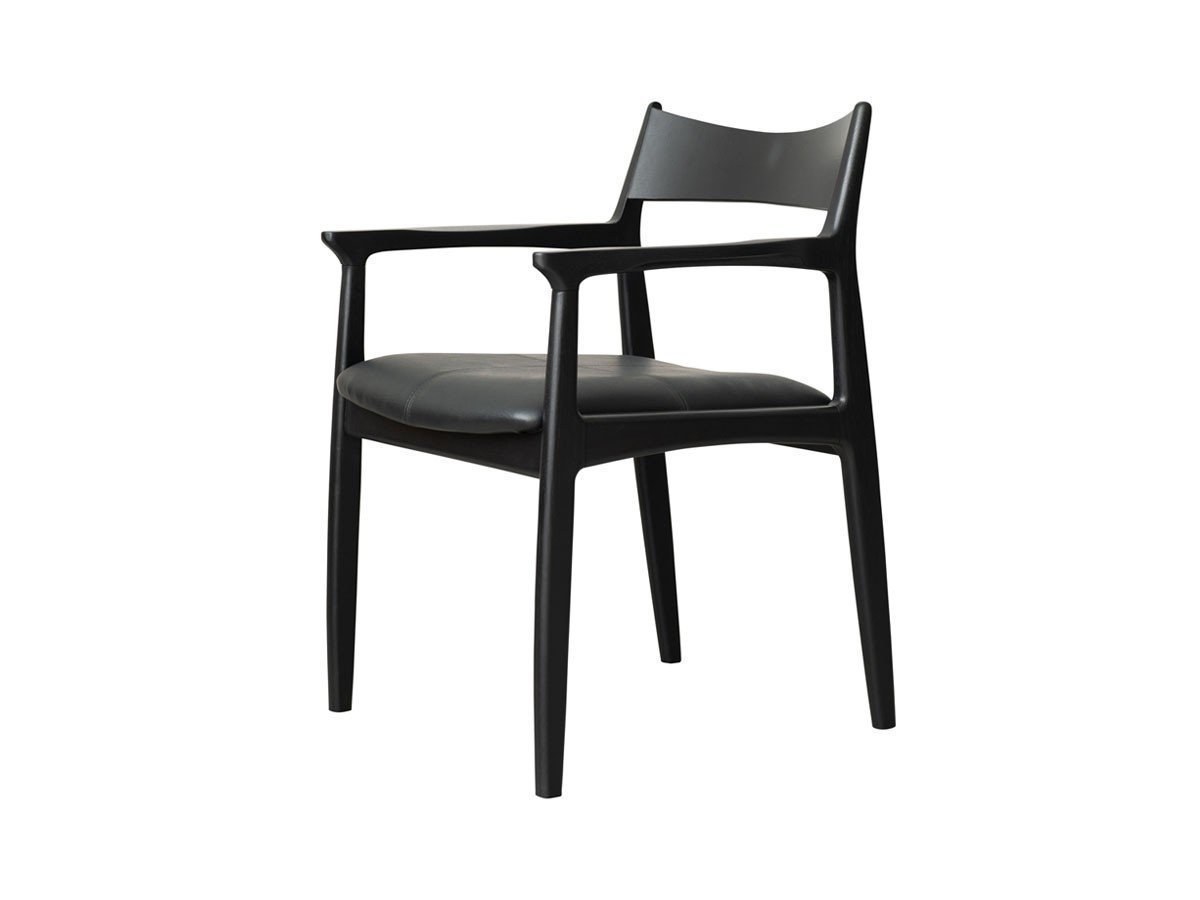 【ノーウェアライクホーム/NOWHERE LIKE HOME / GOODS】のOWEN Dining Arm Chair / オーウェン ダイニングアームチェア インテリア・キッズ・メンズ・レディースファッション・服の通販 founy(ファニー) 　送料無料　Free Shipping　シンプル　Simple, Minimal　フィット　Fit, Slim Fit　ベーシック　Basic, Essential　モダン　Modern, Contemporary　ホーム・キャンプ・アウトドア・お取り寄せ　Home Living / Home & Lifestyle / Camping Gear / Outdoor Camping　家具・インテリア　Home Furniture & Interior. Stylish & Functional Living Spaces　チェア・椅子　Seating & Chairs　ダイニングチェア・木製チェア　Dining Chairs　ホーム・キャンプ・アウトドア・お取り寄せ　Home Living / Home & Lifestyle / Camping Gear / Outdoor Camping　家具・インテリア　Home Furniture & Interior. Stylish & Functional Living Spaces　チェア・椅子　Seating & Chairs　アームチェア・アクセントチェア　Armchairs & Accent Chairs　オーク(ブラック)|ID: prp329100004921016 ipo3291000000036917976