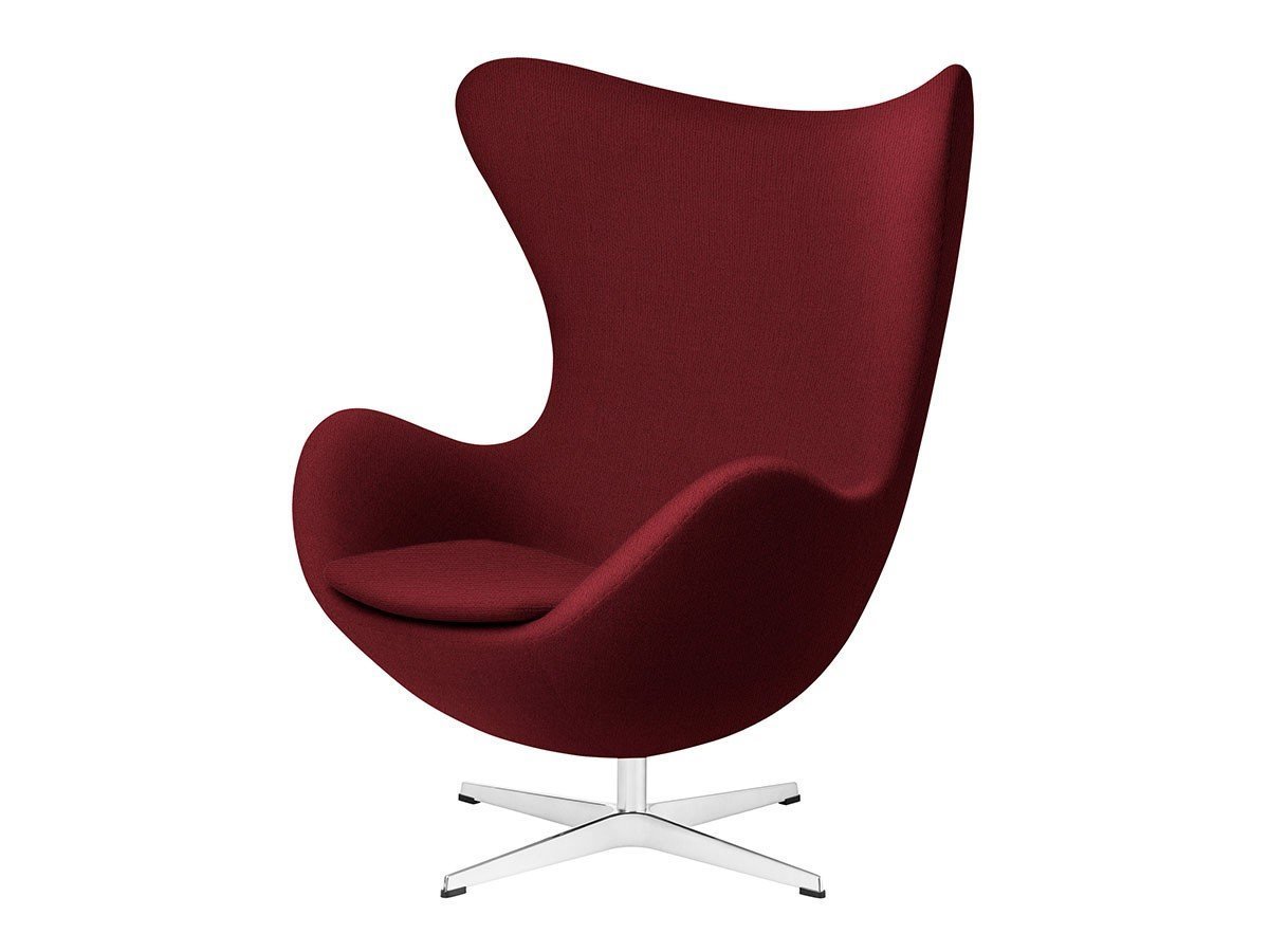 【フリッツ ハンセン/FRITZ HANSEN / GOODS】のEGG / エッグチェア ラウンジチェア 3316 インテリア・キッズ・メンズ・レディースファッション・服の通販 founy(ファニー) 　インナー　Innerwear　ドロップ　Drop Shoulder, Dropped Style　ファブリック　Fabric, Textile　おすすめ　Recommended / Our Picks　ホーム・キャンプ・アウトドア・お取り寄せ　Home Living / Home & Lifestyle / Camping Gear / Outdoor Camping　家具・インテリア　Home Furniture & Interior. Stylish & Functional Living Spaces　チェア・椅子　Seating & Chairs　ラウンジチェア・リクライナー　Lounge Chairs / Recliners　張地:1140 レッドユニ(クリスチャンハウン)、脚部:サテン仕|ID: prp329100004921033 ipo3291000000036918157