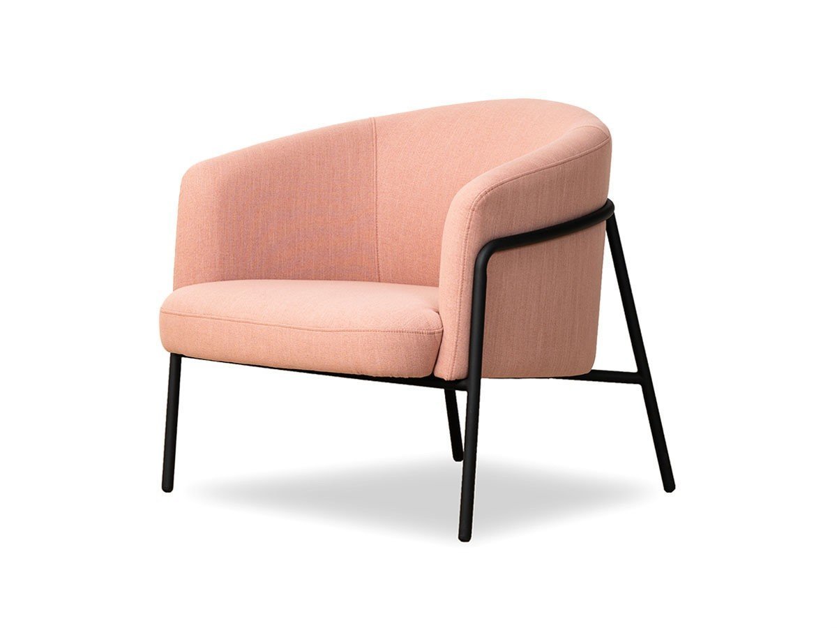 【コタン/cotan / GOODS】のELMO / エルモ ラウンジチェア インテリア・キッズ・メンズ・レディースファッション・服の通販 founy(ファニー) 　送料無料　Free Shipping　コンパクト　Compact, Small Size　ファブリック　Fabric, Textile　フォルム　Silhouette, Form　フレーム　Frame, Outline　ホーム・キャンプ・アウトドア・お取り寄せ　Home Living / Home & Lifestyle / Camping Gear / Outdoor Camping　家具・インテリア　Home Furniture & Interior. Stylish & Functional Living Spaces　チェア・椅子　Seating & Chairs　ラウンジチェア・リクライナー　Lounge Chairs / Recliners　ピンク|ID: prp329100004921042 ipo3291000000036918268