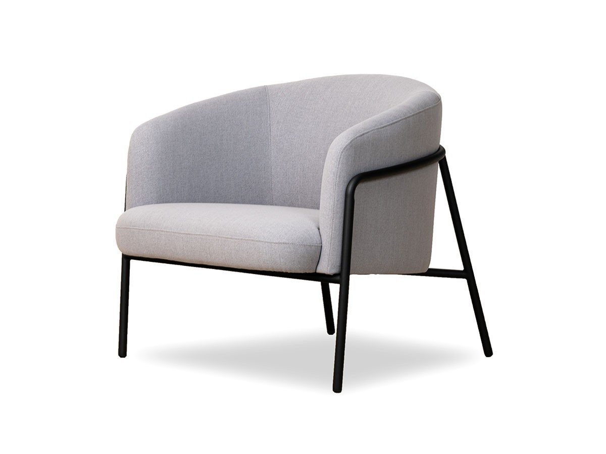 【コタン/cotan / GOODS】のELMO / エルモ ラウンジチェア インテリア・キッズ・メンズ・レディースファッション・服の通販 founy(ファニー) 　送料無料　Free Shipping　コンパクト　Compact, Small Size　ファブリック　Fabric, Textile　フォルム　Silhouette, Form　フレーム　Frame, Outline　ホーム・キャンプ・アウトドア・お取り寄せ　Home Living / Home & Lifestyle / Camping Gear / Outdoor Camping　家具・インテリア　Home Furniture & Interior. Stylish & Functional Living Spaces　チェア・椅子　Seating & Chairs　ラウンジチェア・リクライナー　Lounge Chairs / Recliners　グレー|ID: prp329100004921042 ipo3291000000036918269