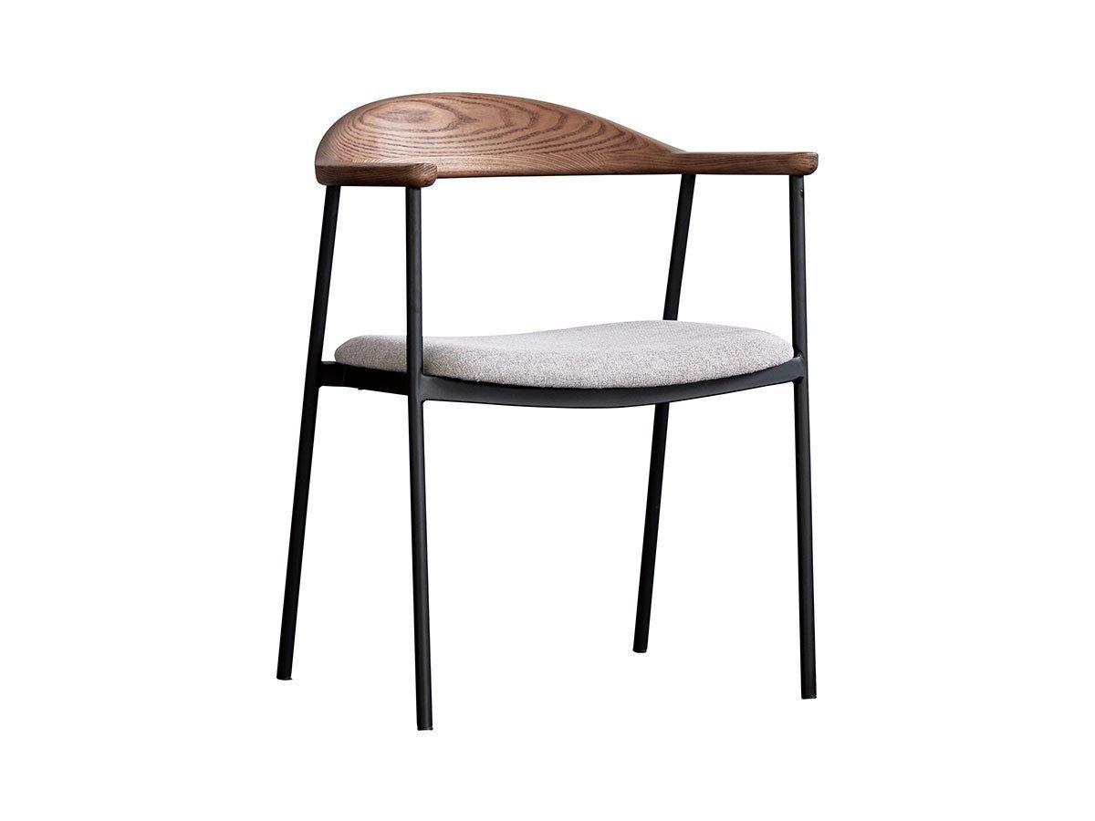 【ノル/NOR / CRASH GATE / GOODS】のSHEEVE CHAIR / シーブ チェア(ブラウン) インテリア・キッズ・メンズ・レディースファッション・服の通販 founy(ファニー) 　バランス　Balance, Style Balance　ファブリック　Fabric, Textile　モダン　Modern, Contemporary　ホーム・キャンプ・アウトドア・お取り寄せ　Home Living / Home & Lifestyle / Camping Gear / Outdoor Camping　家具・インテリア　Home Furniture & Interior. Stylish & Functional Living Spaces　チェア・椅子　Seating & Chairs　ダイニングチェア・木製チェア　Dining Chairs　張地:ライトグレー|ID: prp329100004921045 ipo3291000000036918283