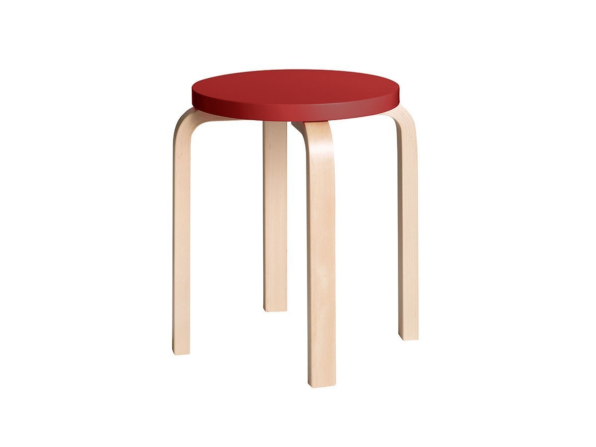 【アルテック/artek / GOODS】のSTOOL E60 / スツール E60 インテリア・キッズ・メンズ・レディースファッション・服の通販 founy(ファニー) 　送料無料　Free Shipping　アクセサリー　Fashion Accessories　シンプル　Simple, Minimal　フラット　Flat, Flat Shoes　ホーム・キャンプ・アウトドア・お取り寄せ　Home Living / Home & Lifestyle / Camping Gear / Outdoor Camping　家具・インテリア　Home Furniture & Interior. Stylish & Functional Living Spaces　チェア・椅子　Seating & Chairs　スツール・バースツール　Stools & Bar Stools　脚部:ナチュラルラッカー / 座面:レッドラッカー|ID: prp329100004921067 ipo3291000000036918569