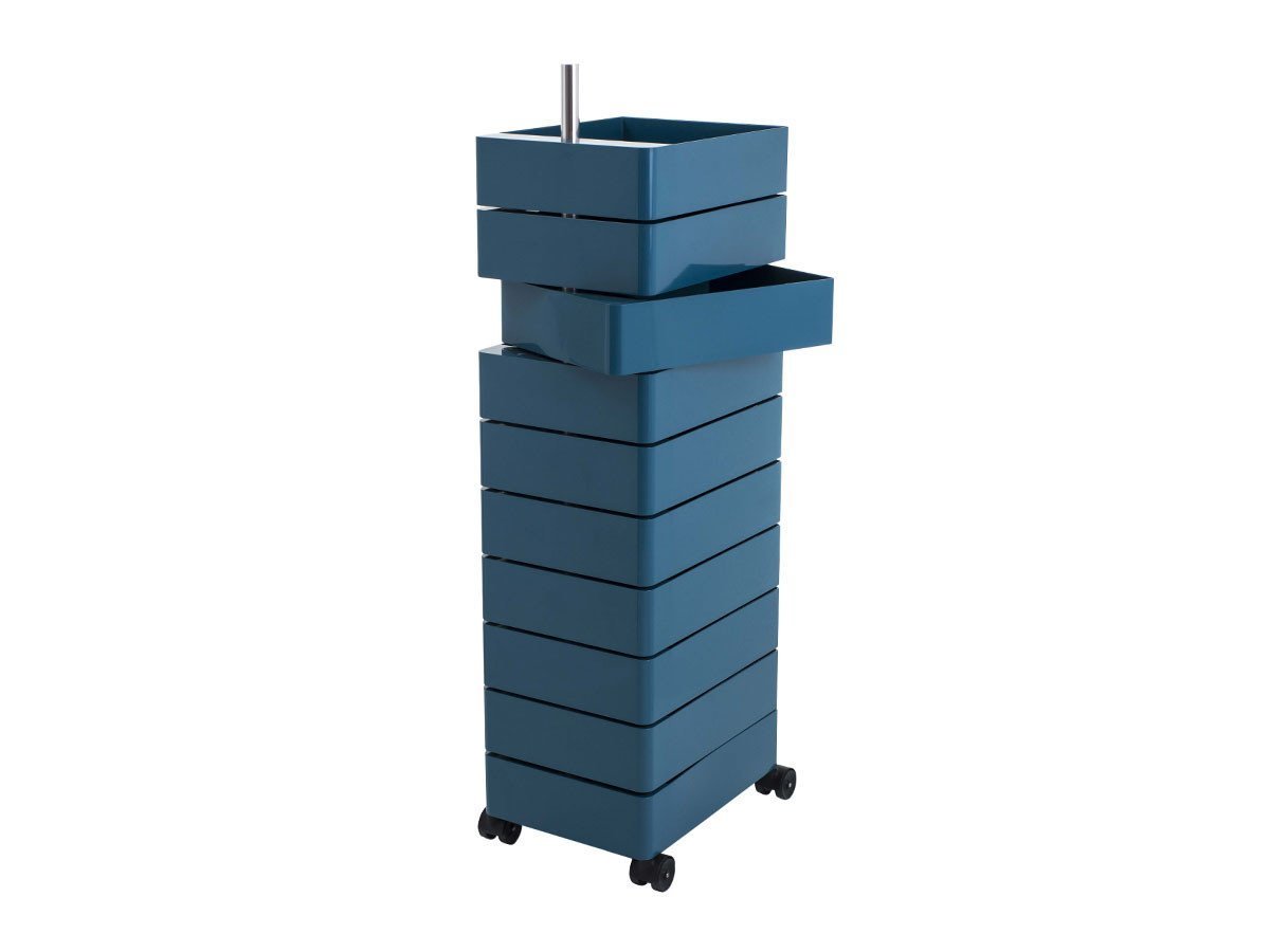 【マジス/MAGIS / GOODS】の360°CONTAINER / 360°コンテナ 10段 インテリア・キッズ・メンズ・レディースファッション・服の通販 founy(ファニー) 　送料無料　Free Shipping　デスク　Desk, Work Desk　ホーム・キャンプ・アウトドア・お取り寄せ　Home Living / Home & Lifestyle / Camping Gear / Outdoor Camping　家具・インテリア　Home Furniture & Interior. Stylish & Functional Living Spaces　デスク・机　Study & Work Desks　デスクワゴン・サイドワゴン　Mobile Pedestal /Office Cart　ホーム・キャンプ・アウトドア・お取り寄せ　Home Living / Home & Lifestyle / Camping Gear / Outdoor Camping　家具・インテリア　Home Furniture & Interior. Stylish & Functional Living Spaces　収納家具・キャビネット　Storage Furniture　チェストワゴン・移動式収納　Mobile Wagon　ブルー|ID: prp329100004921137 ipo3291000000036919325