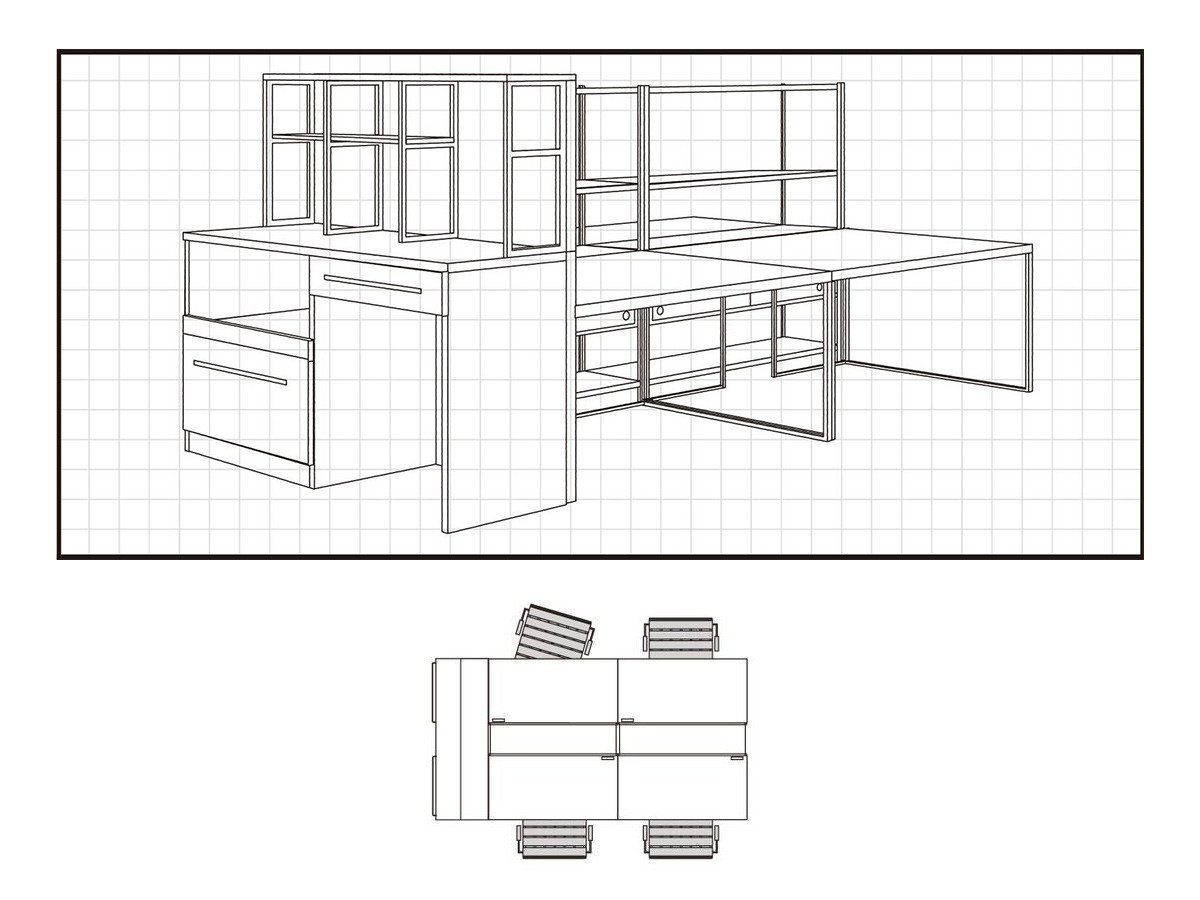 【イージーライフ/Easy Life / GOODS】のDOCK OFFICE SERIES DESK / ドック オフィスシリーズ デスク(ウォールナット) インテリア・キッズ・メンズ・レディースファッション・服の通販 founy(ファニー) 　イラスト　Illustration　ヴィンテージ　Vintage Style　コンパクト　Compact, Small Size　スタンダード　Standard, Basic　スマート　Smart, Elegant　デスク　Desk, Work Desk　バランス　Balance, Style Balance　送料無料　Free Shipping　おすすめ　Recommended / Our Picks　ホーム・キャンプ・アウトドア・お取り寄せ　Home Living / Home & Lifestyle / Camping Gear / Outdoor Camping　家具・インテリア　Home Furniture & Interior. Stylish & Functional Living Spaces　その他 インテリア雑貨、家具　Home Decor & Furniture Extras　組合せ例:デスク × 4台、シェルフ × 2台、オープンカウンター|ID: prp329100004921144 ipo3291000000036919411