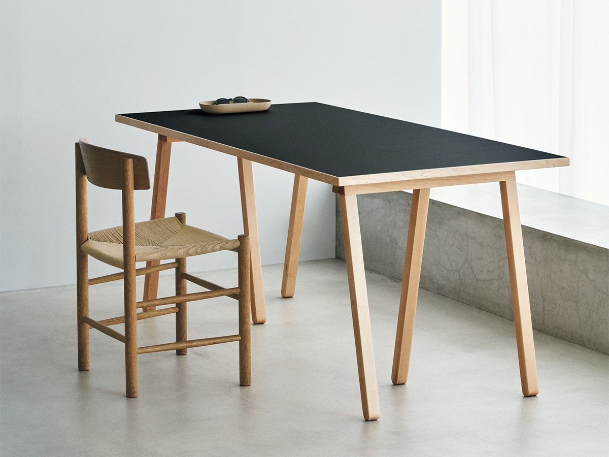 【フィール/FIEL / GOODS】のOPEN / オープン テーブル(リノリウム天板) インテリア・キッズ・メンズ・レディースファッション・服の通販 founy(ファニー) 　テーブル　Table, Dining Table　デスク　Desk, Work Desk　フラット　Flat, Flat Shoes　ホーム・キャンプ・アウトドア・お取り寄せ　Home Living / Home & Lifestyle / Camping Gear / Outdoor Camping　家具・インテリア　Home Furniture & Interior. Stylish & Functional Living Spaces　テーブル　Dining, Coffee & Side Tables　ダイニングテーブル・食卓テーブル　Dining Tables　天板ブラック、サイズ:幅160 × 奥行80cm|ID: prp329100004921147 ipo3291000000036919445