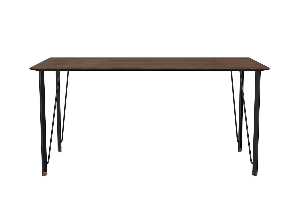 【フリッツ ハンセン/FRITZ HANSEN / GOODS】のFH3605 DESK / FH3605 デスク 3605 インテリア・キッズ・メンズ・レディースファッション・服の通販 founy(ファニー) 　エレガント 上品　Elegant　コンパクト　Compact, Small Size　シンプル　Simple, Minimal　デスク　Desk, Work Desk　フォルム　Silhouette, Form　モダン　Modern, Contemporary　ホーム・キャンプ・アウトドア・お取り寄せ　Home Living / Home & Lifestyle / Camping Gear / Outdoor Camping　家具・インテリア　Home Furniture & Interior. Stylish & Functional Living Spaces　その他 インテリア雑貨、家具　Home Decor & Furniture Extras　ウッド:ウォルナット、脚部ブラック粉体塗装仕上|ID: prp329100004921158 ipo3291000000036919514