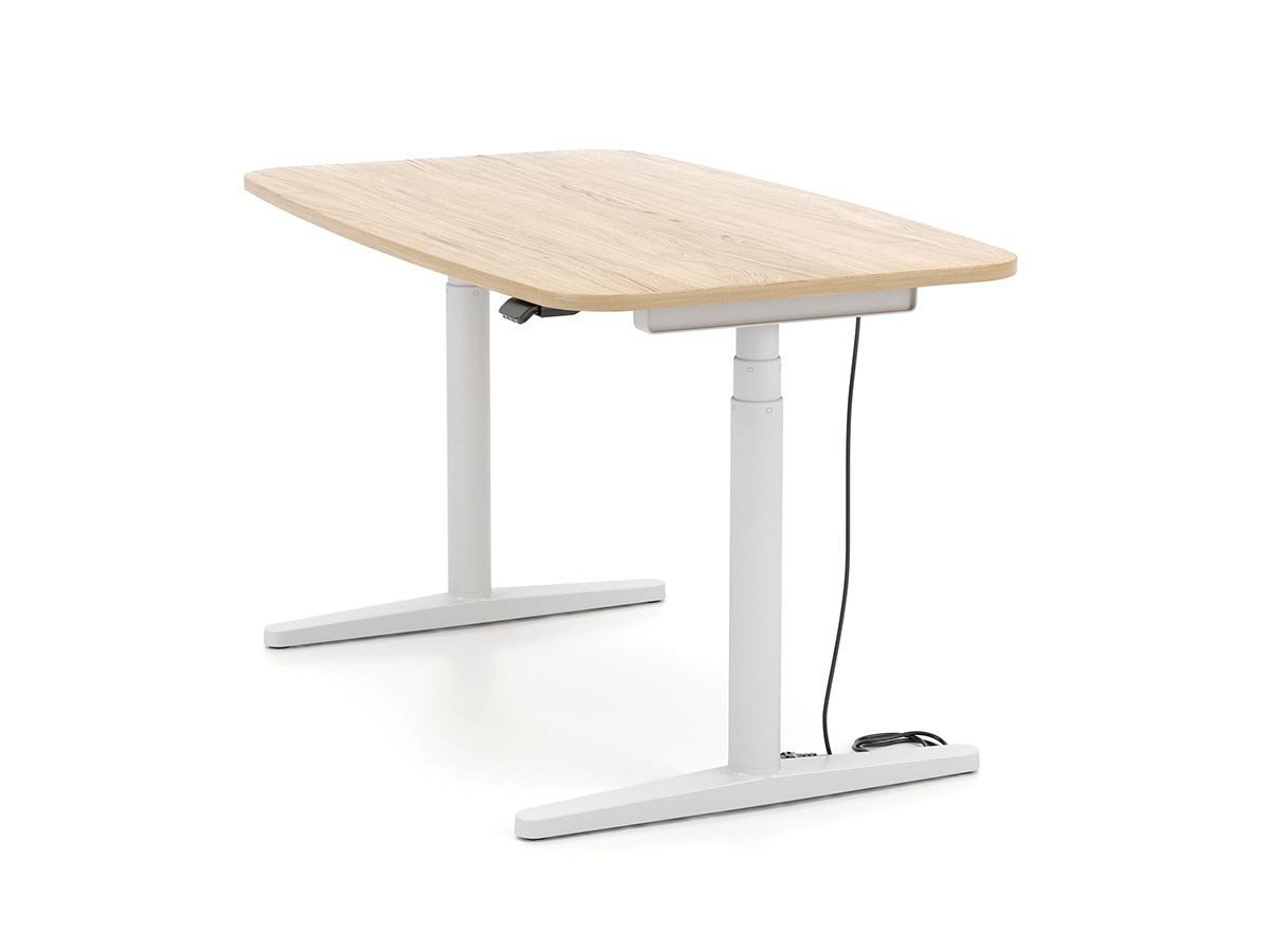 【ヴィトラ/Vitra / GOODS】のTyde 2 Home Desk Barrel-shaped / タイド 2 ホームデスク バレル インテリア・キッズ・メンズ・レディースファッション・服の通販 founy(ファニー) 　デスク　Desk, Work Desk　フォルム　Silhouette, Form　フランス　France, French　ホーム・キャンプ・アウトドア・お取り寄せ　Home Living / Home & Lifestyle / Camping Gear / Outdoor Camping　家具・インテリア　Home Furniture & Interior. Stylish & Functional Living Spaces　その他 インテリア雑貨、家具　Home Decor & Furniture Extras　天板:ベニヤ / ライトオーク、脚部:ソフトライト、ケーブルマネジメント:向かって右側に電源コードを|ID: prp329100004921168 ipo3291000000036919584