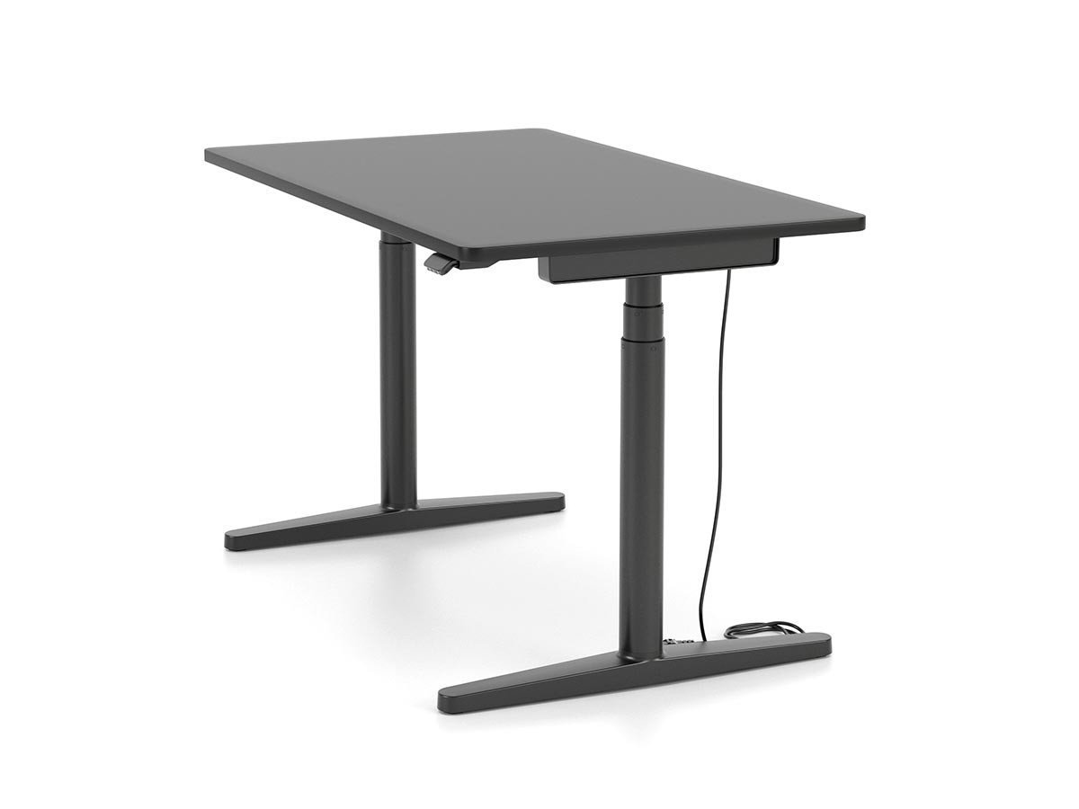 【ヴィトラ/Vitra / GOODS】のTyde 2 Home Desk Rectangular / タイド 2 ホームデスク レクタングラー インテリア・キッズ・メンズ・レディースファッション・服の通販 founy(ファニー) 　デスク　Desk, Work Desk　フォルム　Silhouette, Form　フランス　France, French　ホーム・キャンプ・アウトドア・お取り寄せ　Home Living / Home & Lifestyle / Camping Gear / Outdoor Camping　家具・インテリア　Home Furniture & Interior. Stylish & Functional Living Spaces　その他 インテリア雑貨、家具　Home Decor & Furniture Extras　天板:HPL / ベーシックダーク、脚部:ベーシックダーク、ケーブルマネジメント:向かって右側に電源|ID: prp329100004921171 ipo3291000000036919612