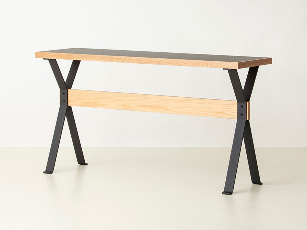 【カーフ/karf / GOODS】のCross Leg Table High / クロスレッグ テーブル ハイ インテリア・キッズ・メンズ・レディースファッション・服の通販 founy(ファニー) 　コンパクト　Compact, Small Size　抗菌　Antibacterial, Bacteria-Resistant　シンプル　Simple, Minimal　テーブル　Table, Dining Table　デスク　Desk, Work Desk　フラット　Flat, Flat Shoes　おすすめ　Recommended / Our Picks　ホーム・キャンプ・アウトドア・お取り寄せ　Home Living / Home & Lifestyle / Camping Gear / Outdoor Camping　家具・インテリア　Home Furniture & Interior. Stylish & Functional Living Spaces　その他 インテリア雑貨、家具　Home Decor & Furniture Extras　ウッド:オーク、サイズ:幅150cm|ID: prp329100004921210 ipo3291000000036919978