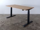 【ボーダレス/BORDERLESS / GOODS】のFeEL / フィール 電動昇降デスク(ノティッドオーク天板) 脚部ブラック、サイズ:幅140cm|ID: prp329100004921214 ipo3291000000036920014