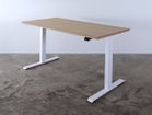 【ボーダレス/BORDERLESS / GOODS】のFeEL / フィール 電動昇降デスク(ノティッドオーク天板) 脚部ホワイト、サイズ:幅140cm|ID: prp329100004921214 ipo3291000000036920015